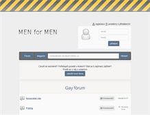 Tablet Screenshot of menformen.cz